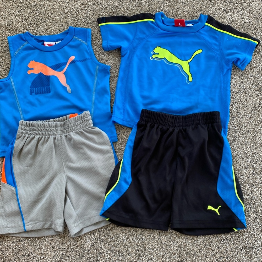 2 Puma 18 month shorts sets.